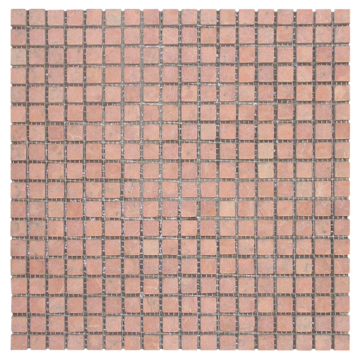 5/8" x 5/8" Mosaic Rosa Verona Tumbled