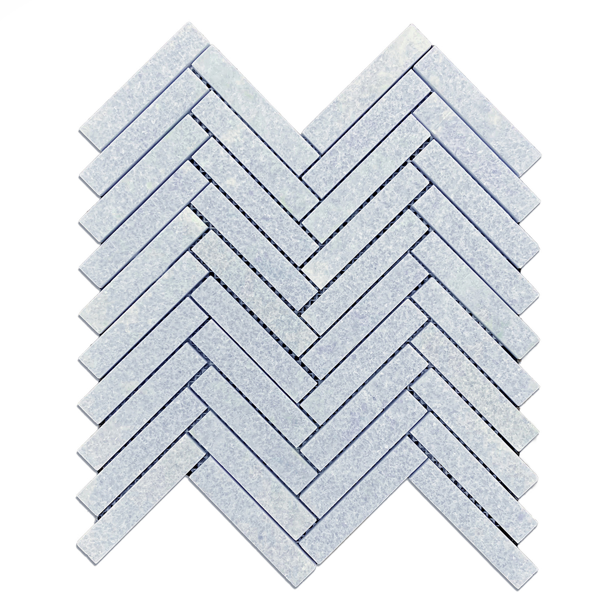 Herringbone Blue Celeste Polished