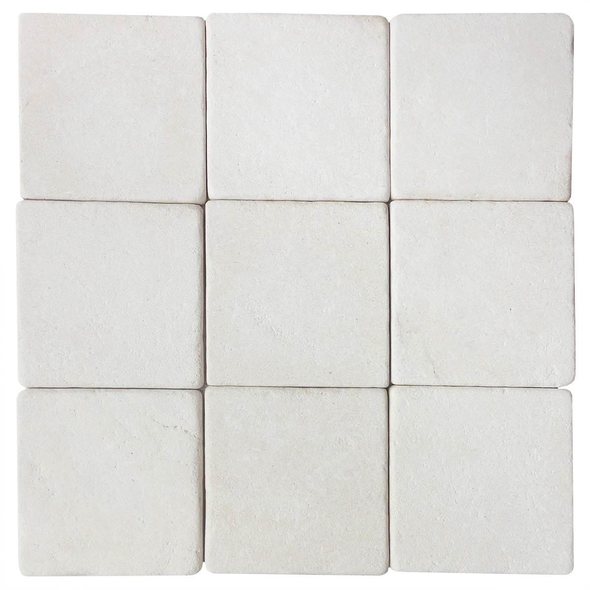 4" x 4" Tile Crema Lyon Tumbled - Image 2