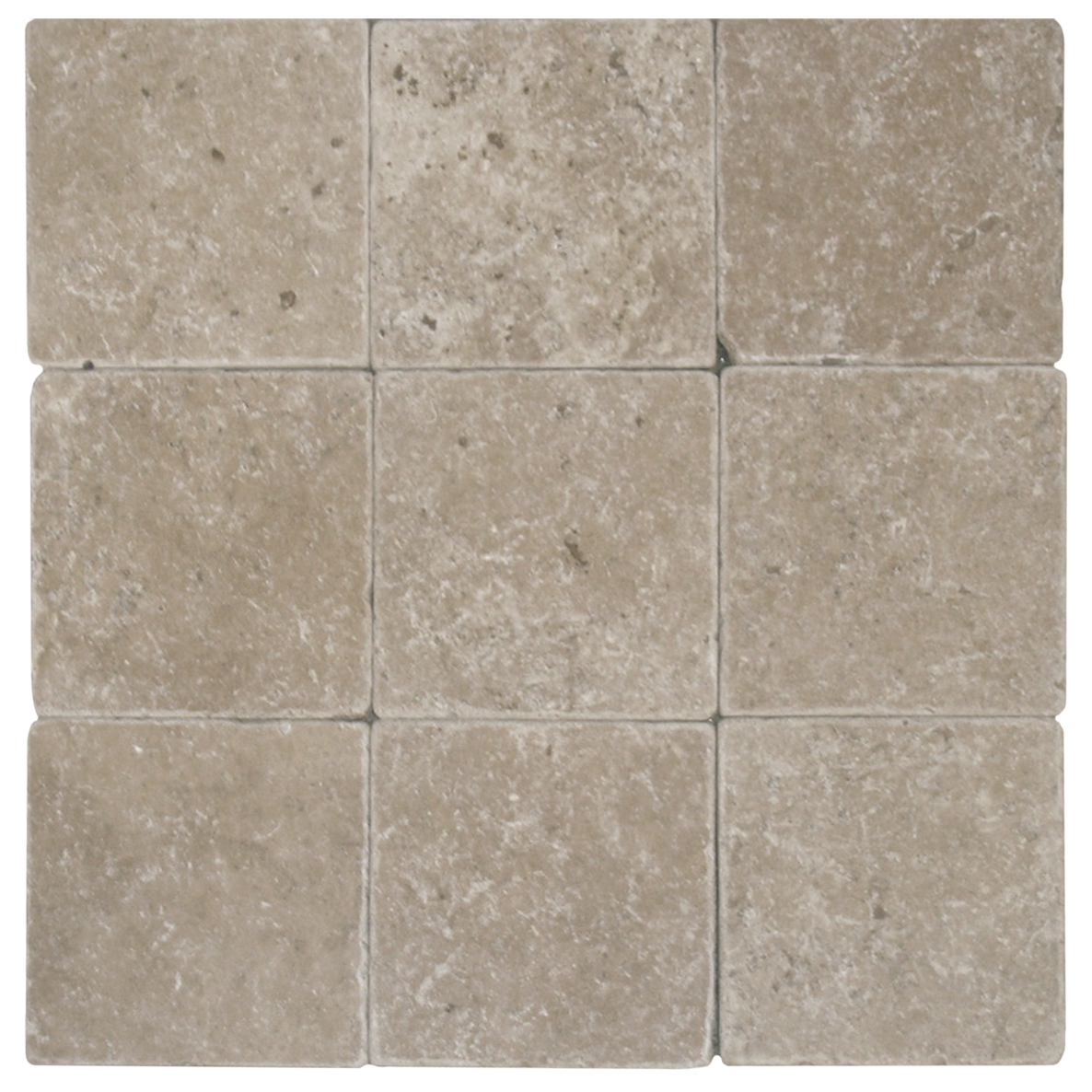 4" x 4" Tile Noce Tumbled & Unfilled - Image 3