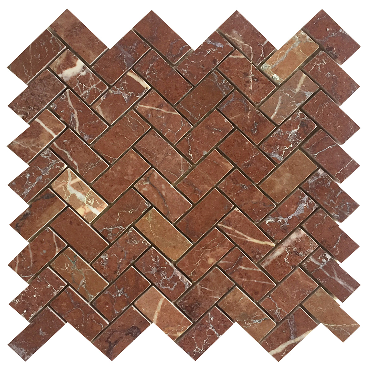 Herringbone Maroon (Red) Polished