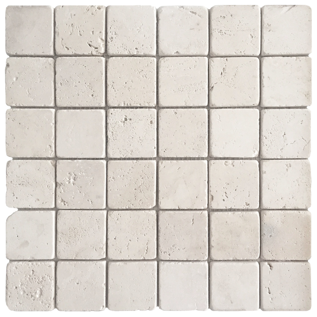 2" x 2" Mosaic Pearl Tumbled