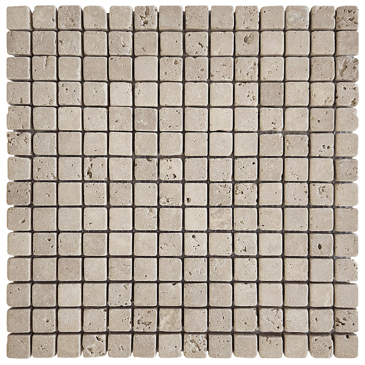 3/4" x 3/4" Mosaic Noce Tumbled
