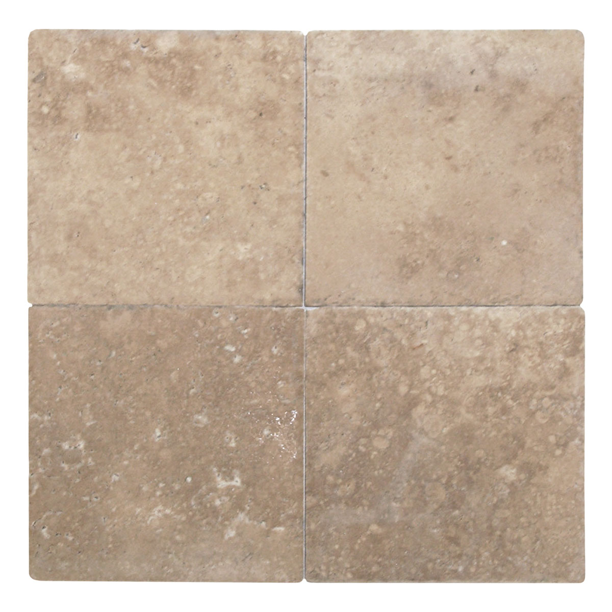 8" x 8" Tile Noce Brushed, Cobbled & Unfilled - Image 2