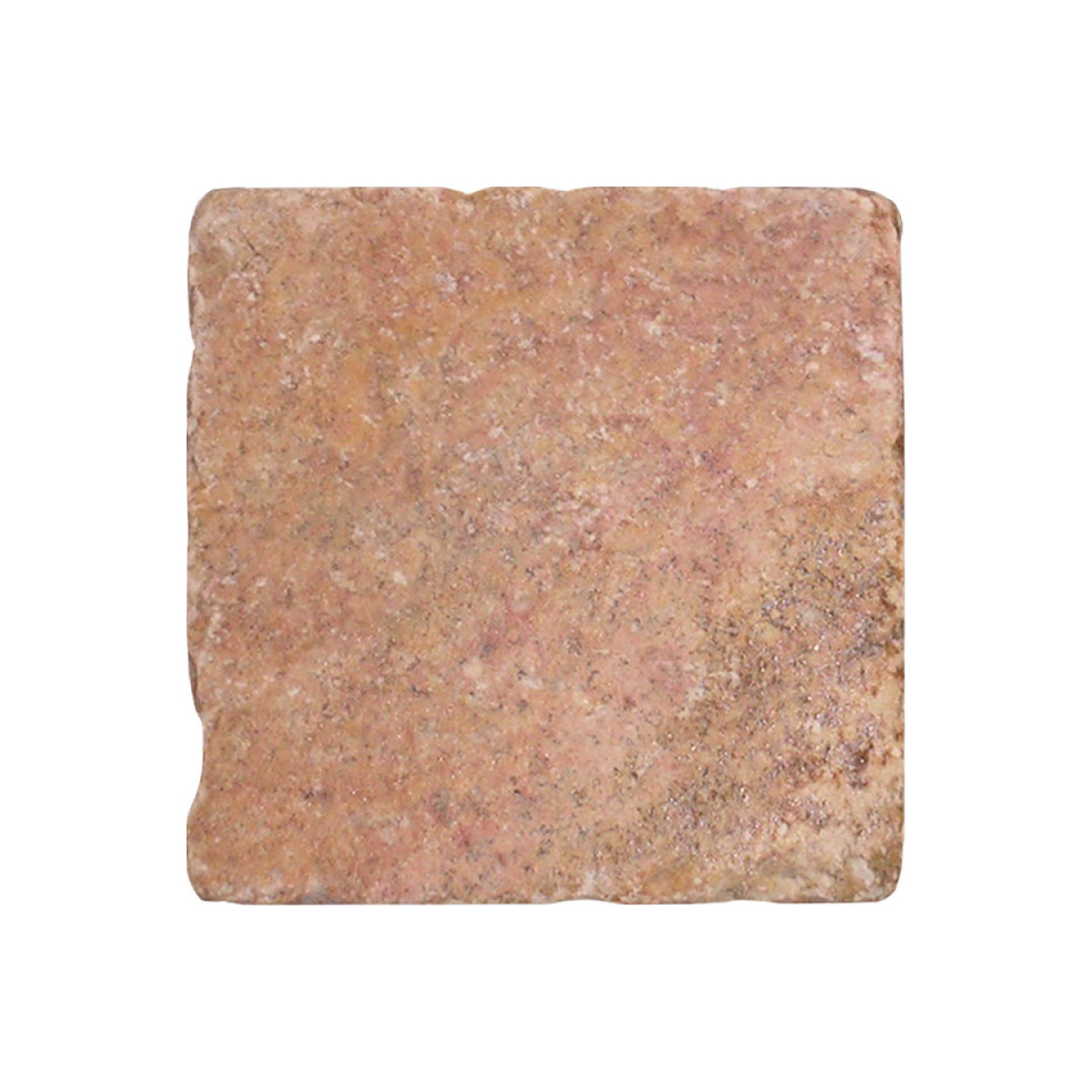 6" x 6" Tile Peach Tumbled