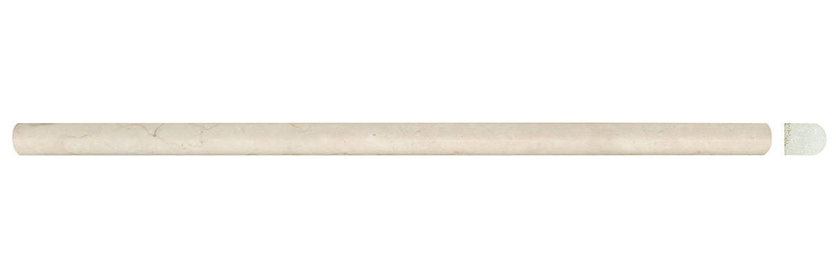 5/8" Bullnose Jerusalem Gold Honed