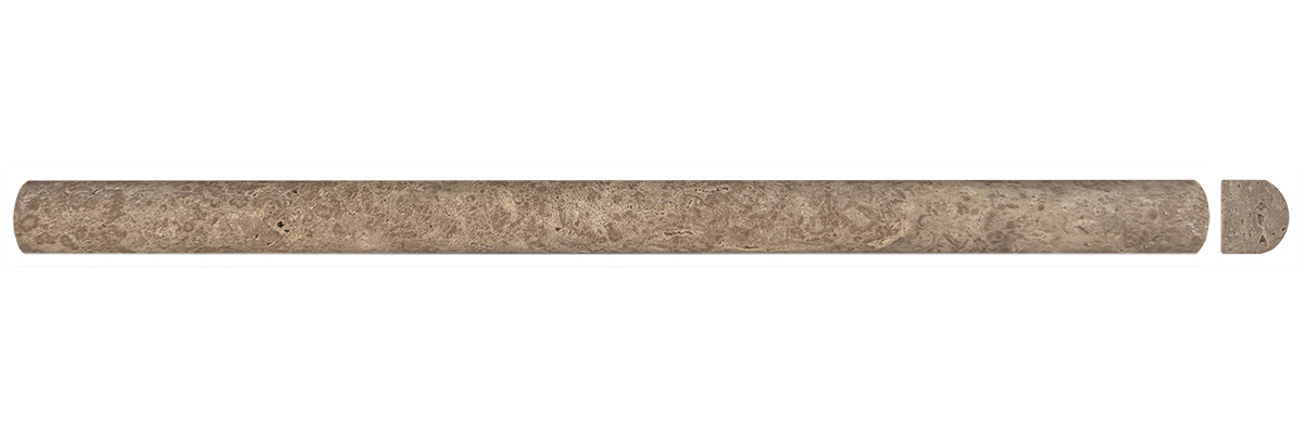 3/4" Bullnose Noce Honed