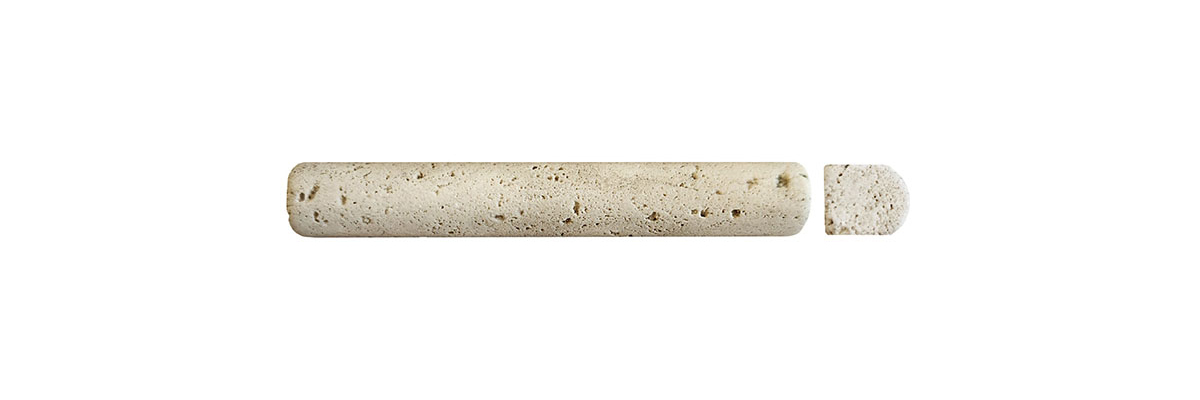 5/8" Bullnose Noce Tumbled