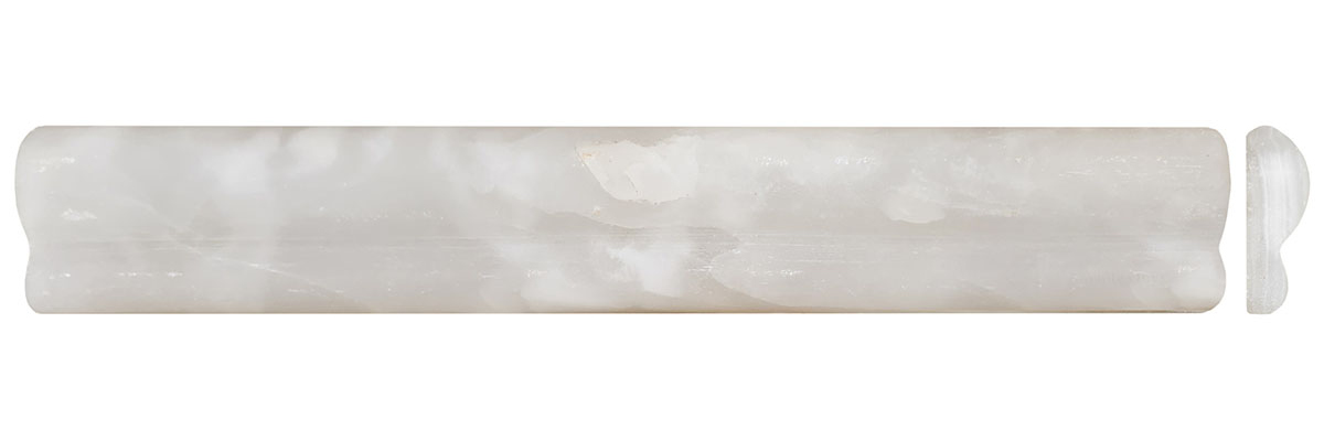 Dune Ogee White Persian Cloud Premium Honed
