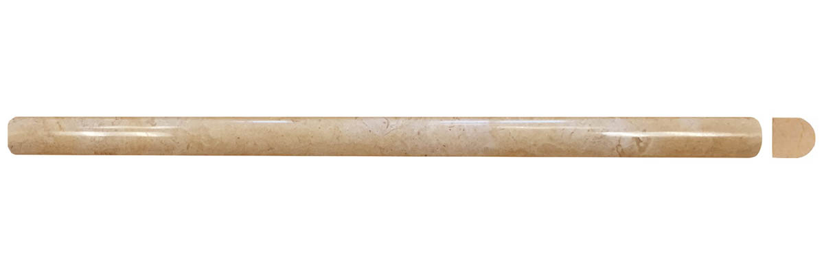 3/4" Bullnose Jerusalem Gold Polished